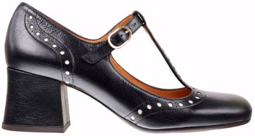 Chie Mihara Chanel inspireret t-rem sko med hæl