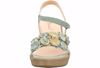 Think Zeppa sandal med blomster